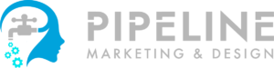 Pipeline Marketing & Design - transparent logo light gray landscape